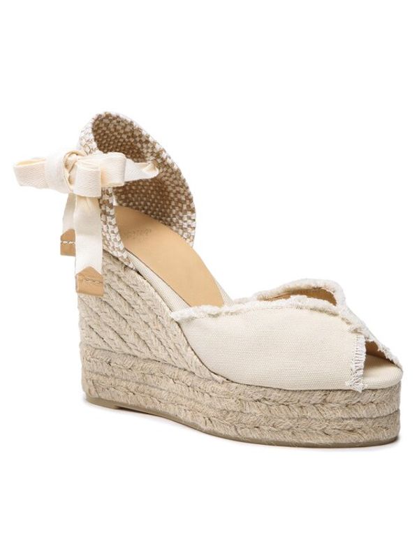 Castañer Castañer Еспадрили Brianda/8ed/001 022992-203 Бял