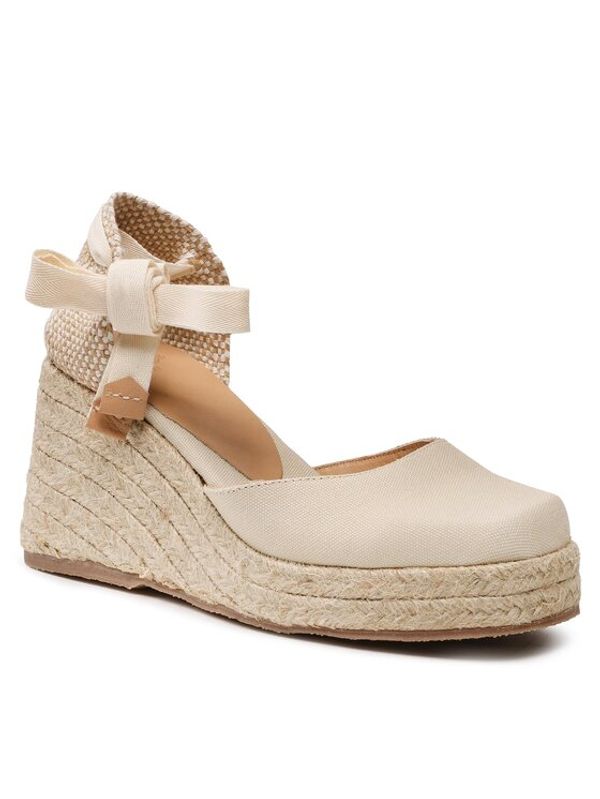 Castañer Castañer Еспадрили Tina Jute/001 023071-203 Бял