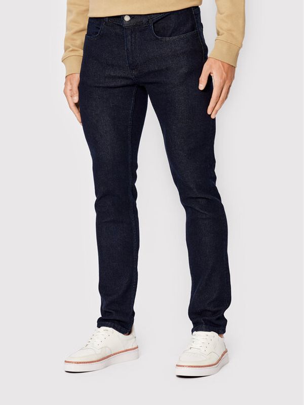 Casual Friday Casual Friday Дънки Ry 20504376 Тъмносин Slim Fit