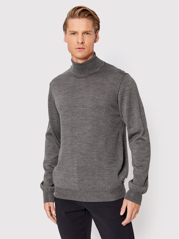 Casual Friday Casual Friday Поло Konrad 501483 Сив Slim Fit