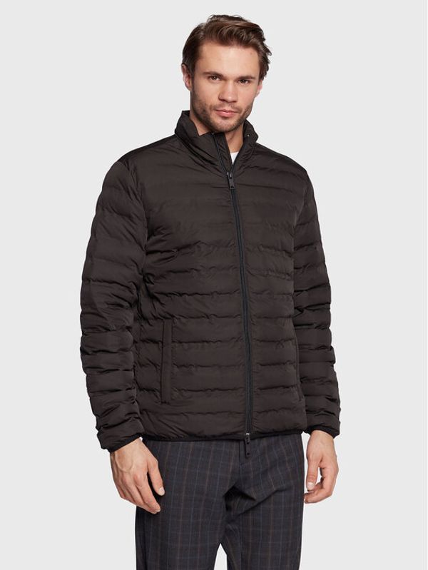 Casual Friday Casual Friday Пухено яке Oberg 2.0 20504386 Черен Slim Fit