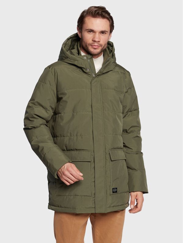 Casual Friday Casual Friday Пухено яке Olson 20504357 Зелен Regular Fit