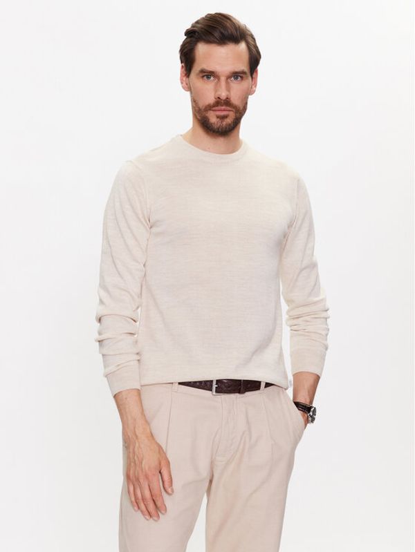 Casual Friday Casual Friday Пуловер 20504485 Бежов Slim Fit