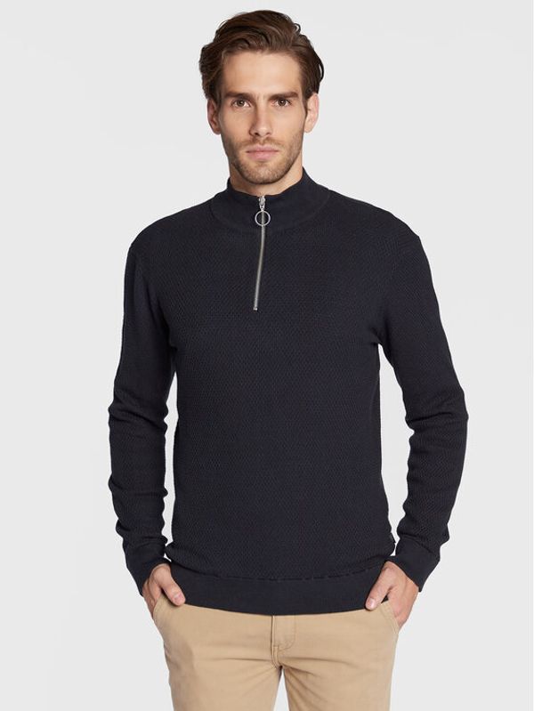 Casual Friday Casual Friday Пуловер Karlo 20503972 Тъмносин Slim Fit