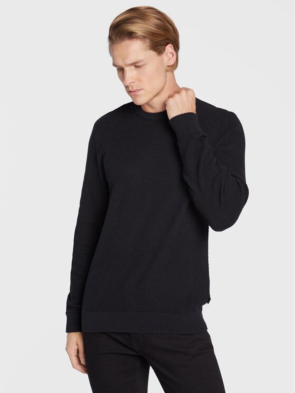 Casual Friday Casual Friday Пуловер Karlo 20503984 Черен Slim Fit