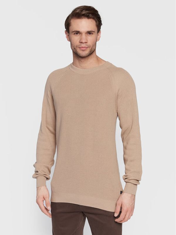 Casual Friday Casual Friday Пуловер Kristian 20504503 Бежов Regular Fit