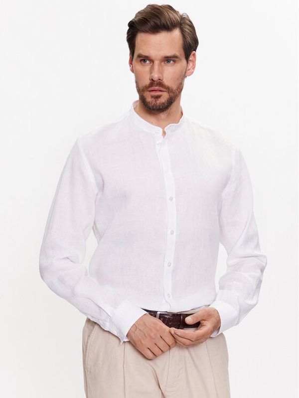 Casual Friday Casual Friday Риза 20504334 Бял Regular Fit