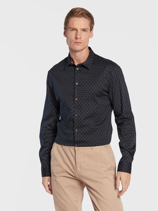 Casual Friday Casual Friday Риза Anton 20504436 Тъмносин Slim Fit