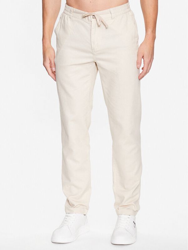 Casual Friday Casual Friday Текстилни панталони 20504590 Бежов Regular Fit