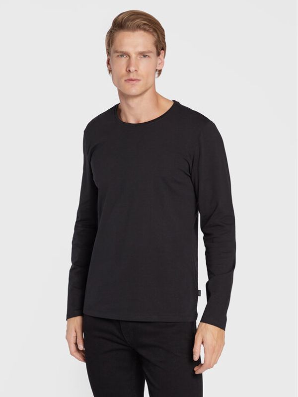 Casual Friday Casual Friday Тениска с дълъг ръкав Theo 20503726 Черен Slim Fit