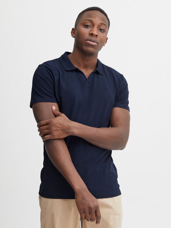 Casual Friday Casual Friday Тениска с яка и копчета 20504293 Тъмносин Regular Fit