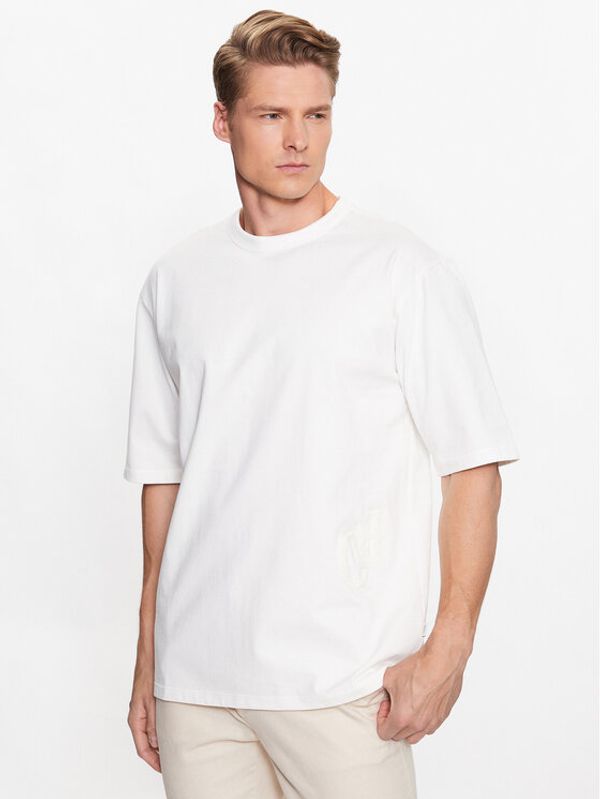 Casual Friday Casual Friday Тишърт 20504605 Екрю Regular Fit