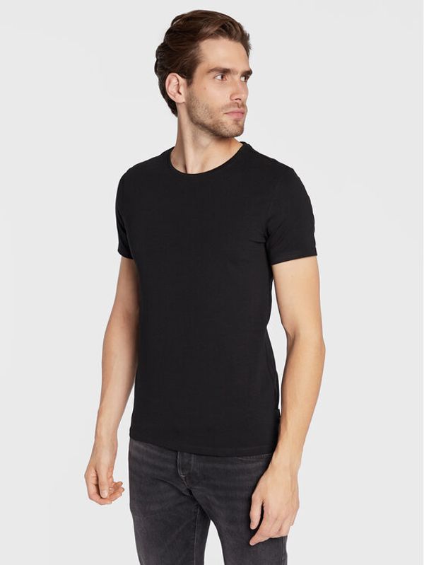 Casual Friday Casual Friday Тишърт David 20503063 Черен Slim Fit