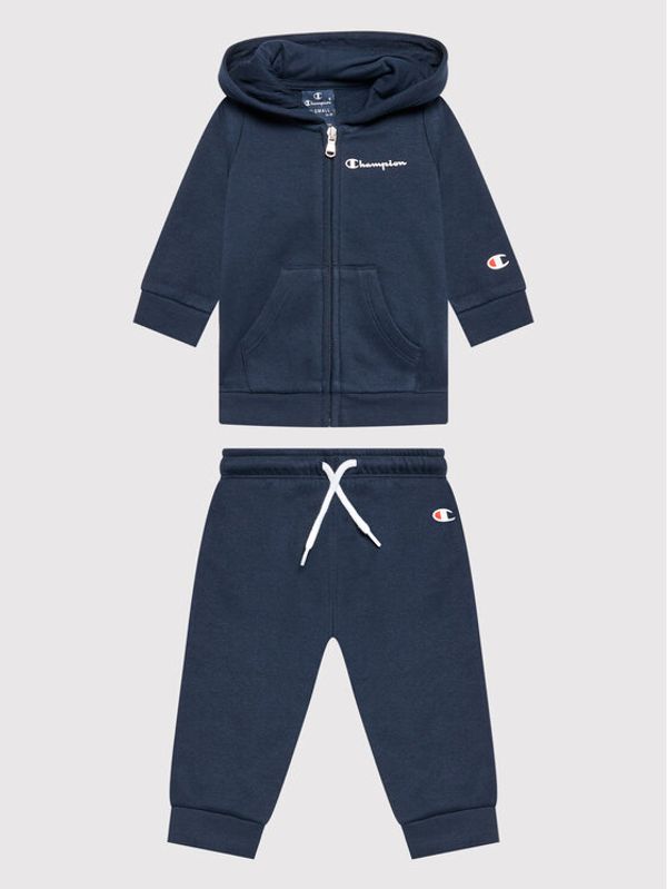 Champion Champion Анцуг Script Logo 306185 Тъмносин Regular Fit