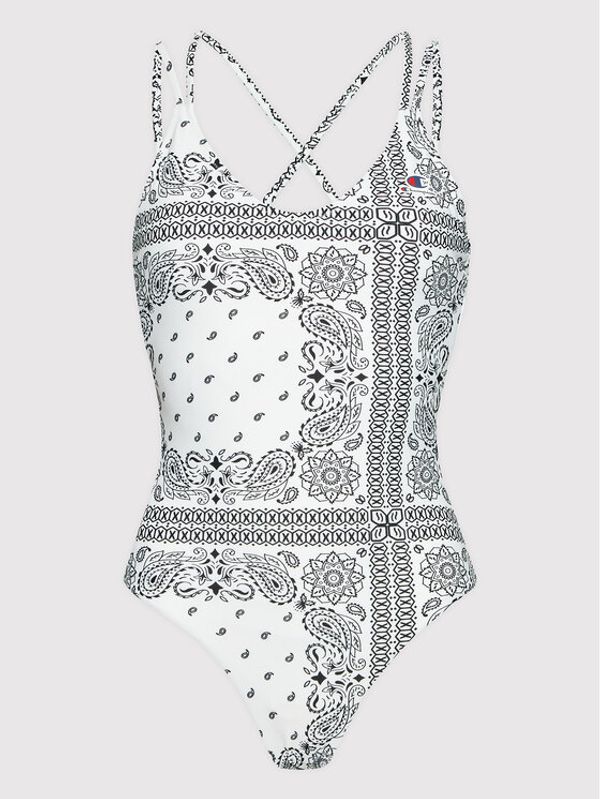 Champion Champion Бански костюм 115062 Бял