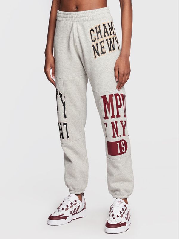 Champion Champion Долнище анцуг 115767 Сив Custom Fit