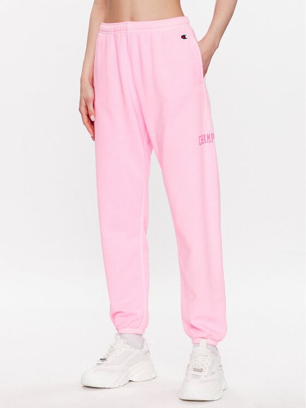 Champion Champion Долнище анцуг 116083 Розов Regular Fit