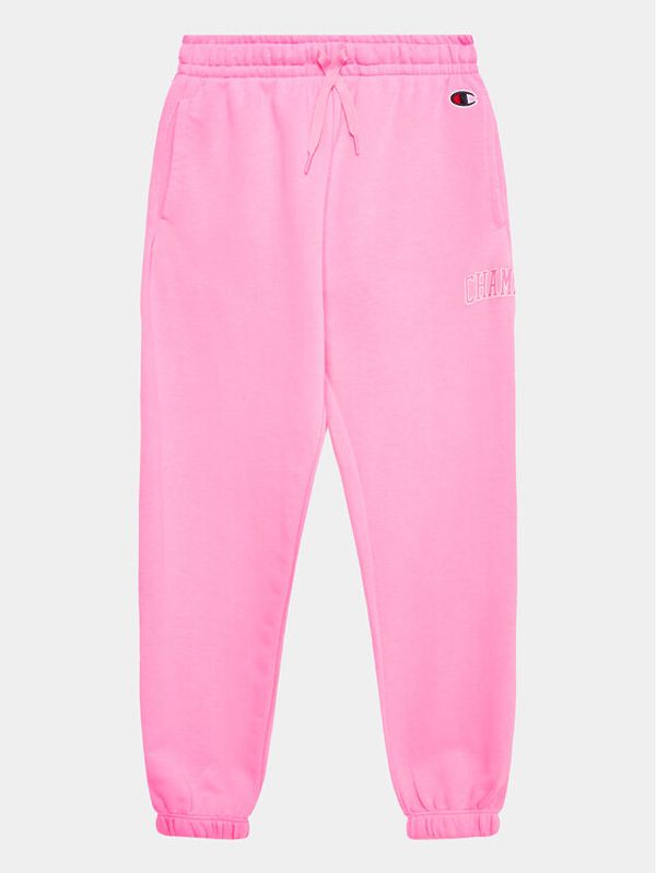 Champion Champion Долнище анцуг 404656 Розов Regular Fit