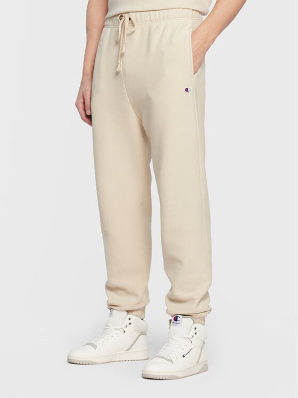 Champion Champion Долнище анцуг Acid Wash 217982 Бежов Custom Fit