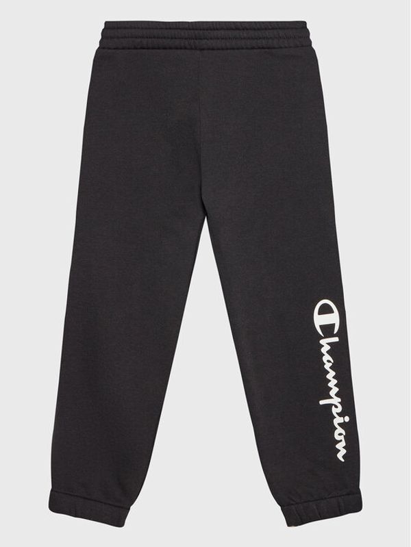 Champion Champion Долнище анцуг Logo 404453 Черен Custom Fit