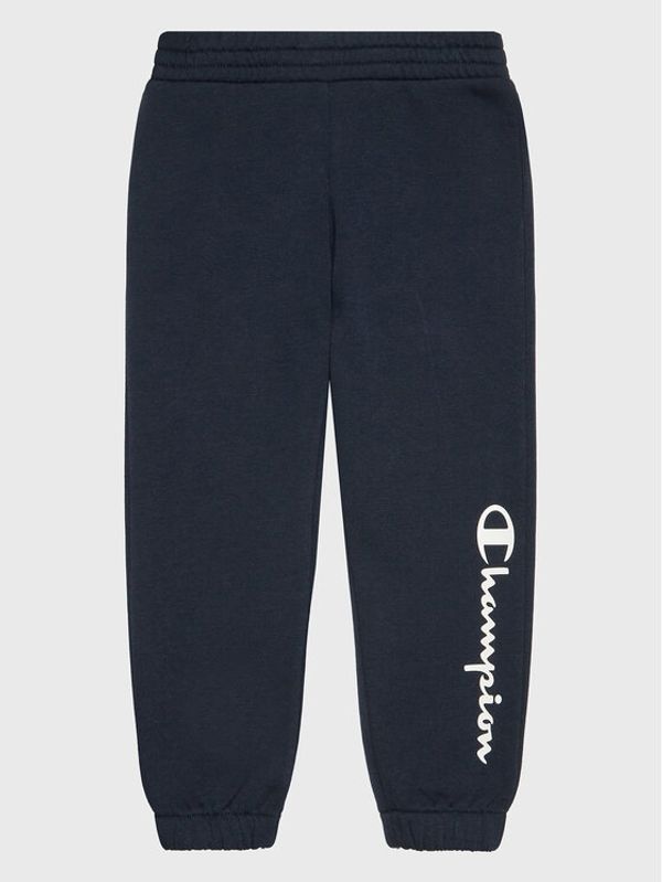 Champion Champion Долнище анцуг Logo 404453 Тъмносин Custom Fit