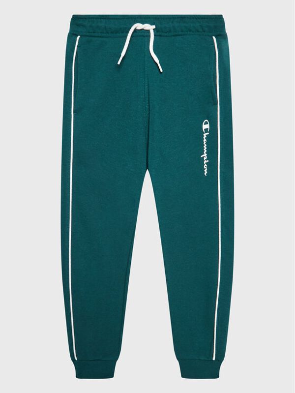 Champion Champion Долнище анцуг Piping Block 306146 Зелен Regular Fit