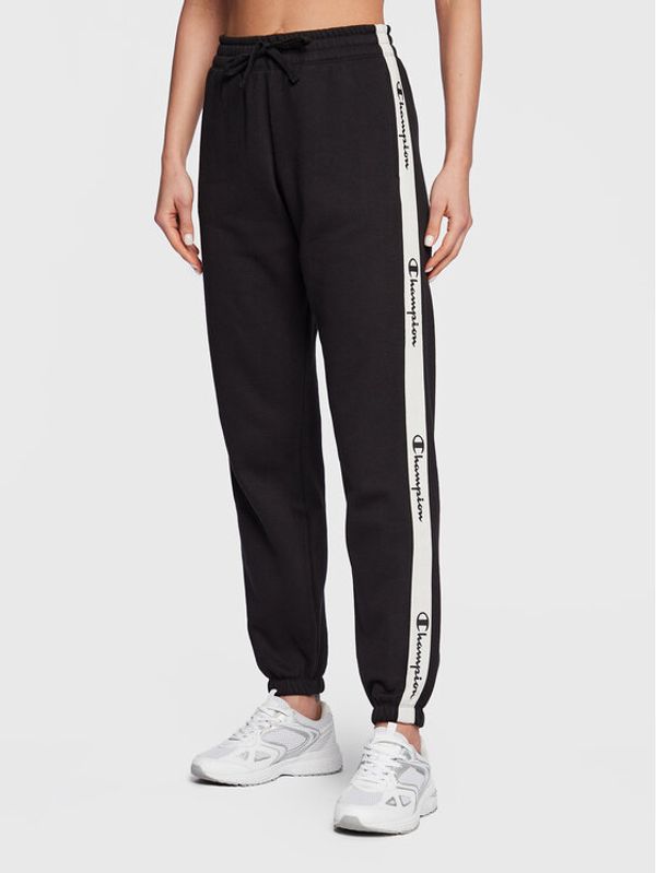 Champion Champion Долнище анцуг Slide Tape 115576 Черен Regular Fit
