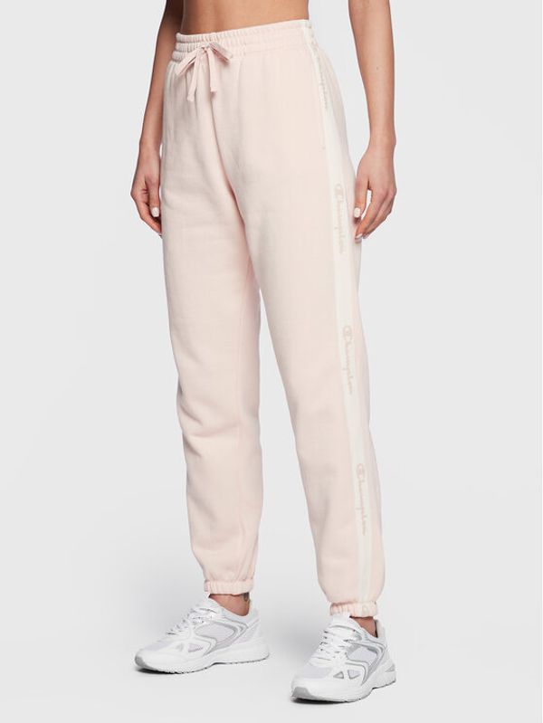 Champion Champion Долнище анцуг Slide Tape 115576 Розов Regular Fit