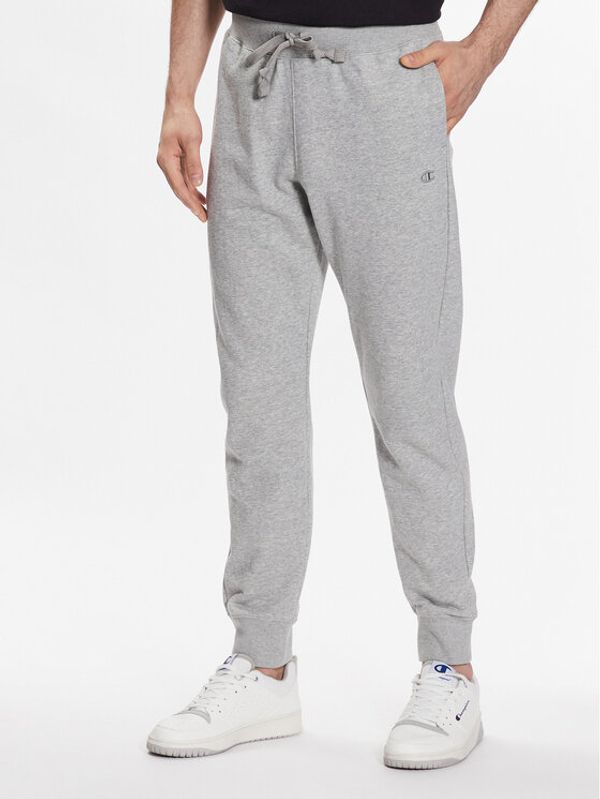 Champion Champion Долнище анцуг Tonal Embroidered 218494 Сив Regular Fit