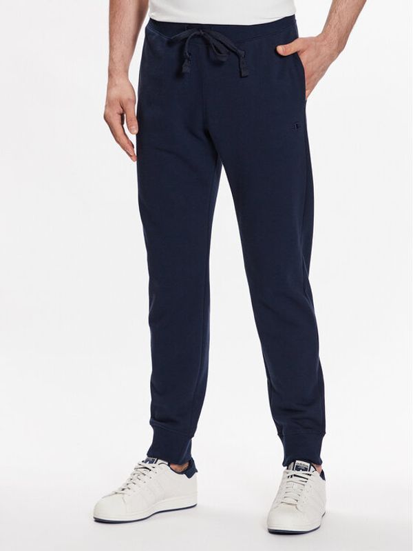 Champion Champion Долнище анцуг Tonal Embroidered 218494 Тъмносин Regular Fit