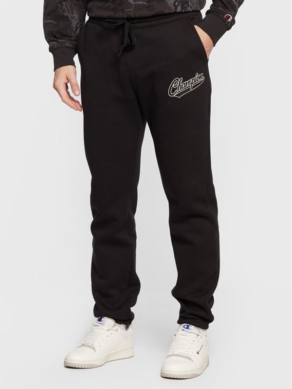 Champion Champion Долнище анцуг Varsity 217889 Черен Regular Fit