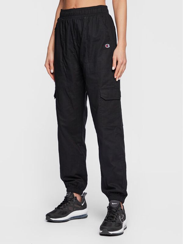 Champion Champion Джогъри Embroidered Logo 115493 Черен Regular Fit