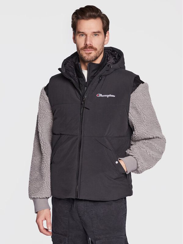 Champion Champion Елек Script Logo 218084 Черен Regular Fit