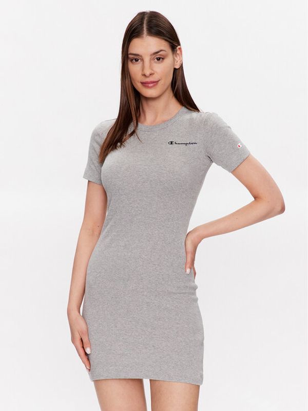 Champion Champion Ежедневна рокля 114917 Сив Regular Fit