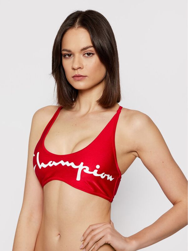 Champion Champion Горнище на бански Back Script Logo 113028 Червен