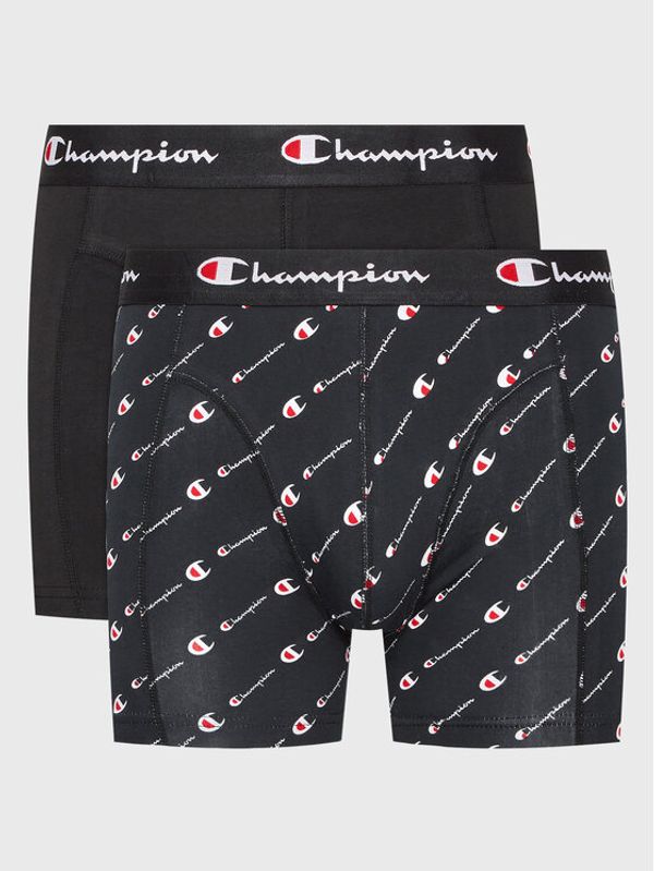 Champion Champion Комплект 2 чифта боксерки U20035 Черен