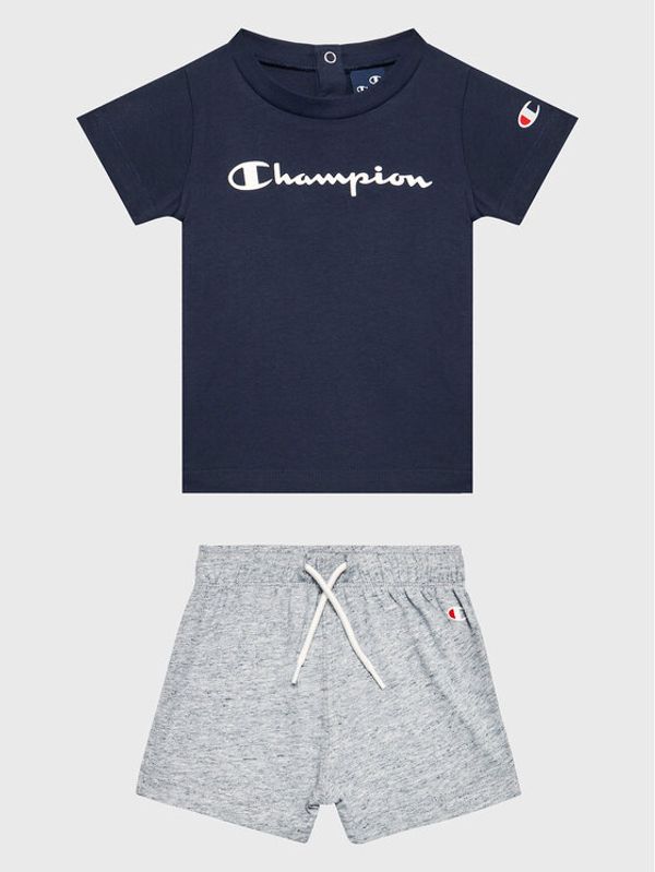 Champion Champion Комплект тишърт и панталонки 306302 Сив Regular Fit