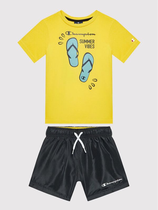 Champion Champion Комплект тишърт и спортни шорти 306050 Цветен Regular Fit