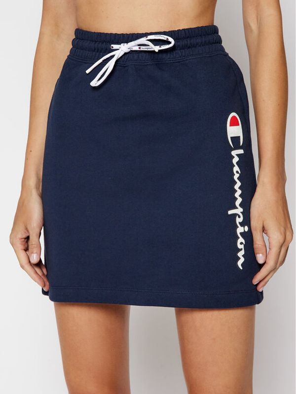 Champion Champion Мини пола Vertical Script Logo 112649 Тъмносин Custom Fit