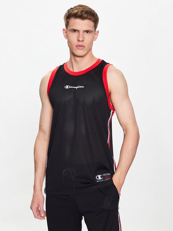 Champion Champion Мъжки топ 218769 Черен Regular Fit