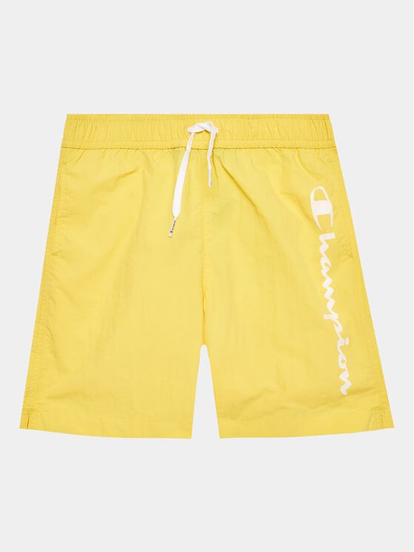Champion Champion Плувни шорти 306107 Жълт Regular Fit