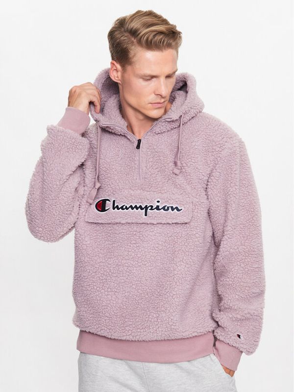 Champion Champion Полар Hooded Half Zip 218092 PS162 Розов