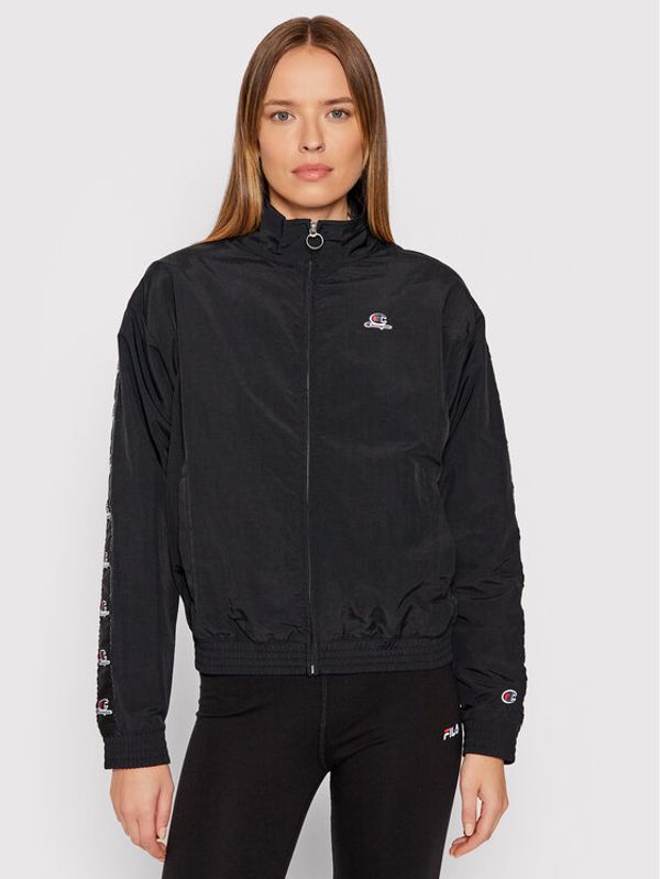 Champion Champion Преходно яке Logo Tape 114562 Черен Custom Fit