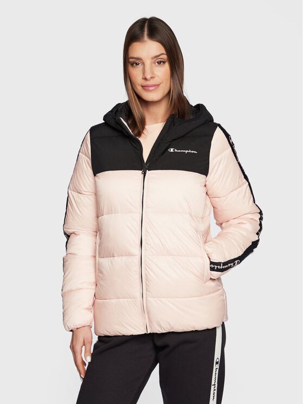 Champion Champion Пухено яке 115755 Розов Regular Fit