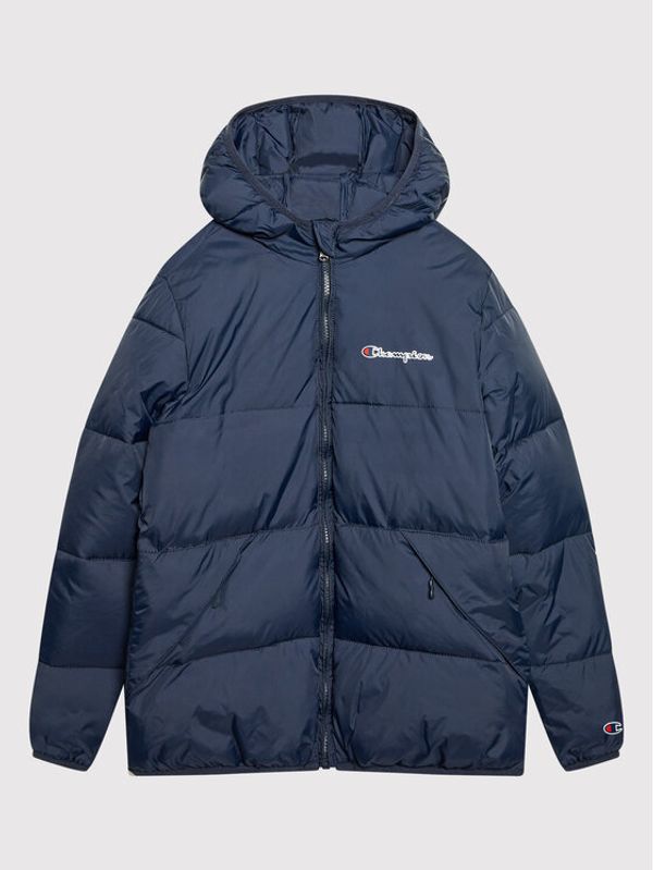 Champion Champion Пухено яке 305822 Тъмносин Regular Fit