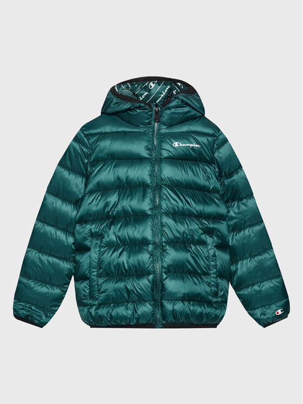 Champion Champion Пухено яке 306197 Зелен Regular Fit