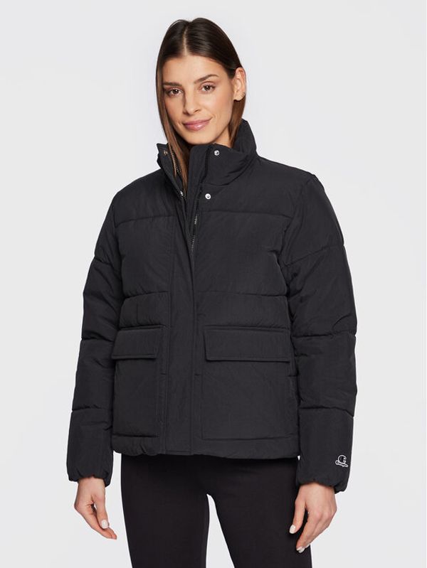 Champion Champion Пухено яке Logo 115759 Черен Custom Fit