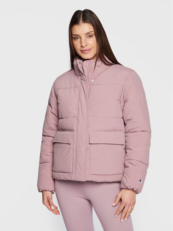 Champion Champion Пухено яке Logo 115759 Виолетов Custom Fit