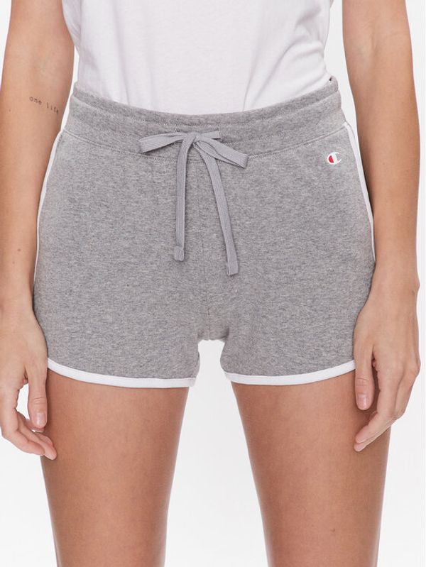 Champion Champion Спортни шорти 114916 Сив Regular Fit