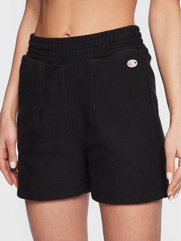 Champion Champion Спортни шорти 115649 Черен Regular Fit